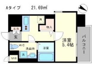 GrandiUtsuboParkの物件間取画像